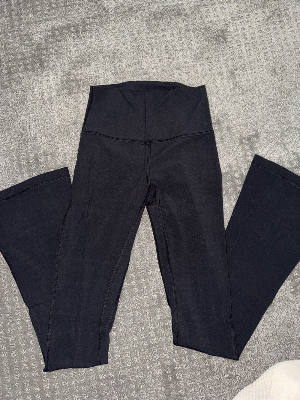 Lulu Lemon align flare leggings.